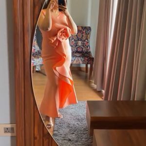 Coral Peachy Party Gown