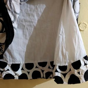 Black And White Skirt