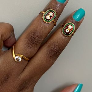 Golden Toe Rings