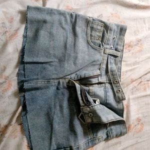 Mini Denim Skirt