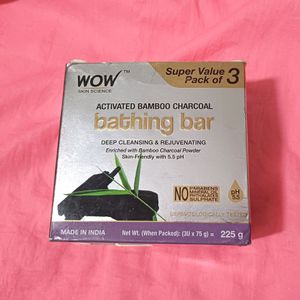 💥🆕️ WOW - Activated Bamboo Charcoal Bathing Bar