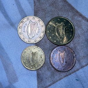 Euro Coins Irish (4pcs) Free Gift On Every Pruchas