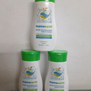 mama earth Body Wash For Babies Pack Of 3