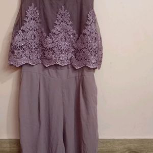 Purple mauve jumsuit