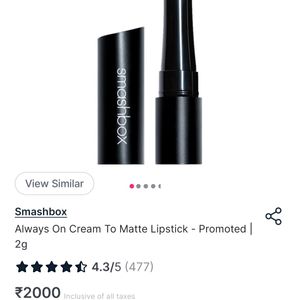 Smashbox Always On Cream To Matte Lipstick