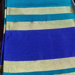 New Festive Cotton Silk Sari From Bengal