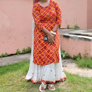 Skirt Kurta Set