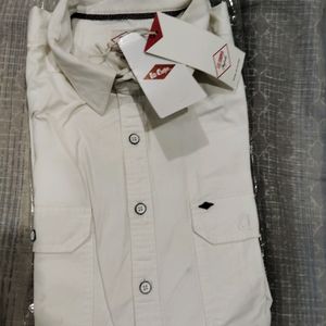 Casual White Shirt  L Size