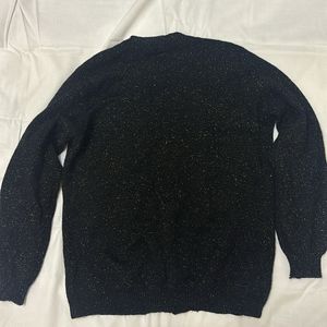 Korean Sparkly Cropped Sweater