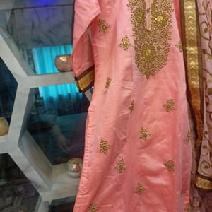 Beutiful Embroidery Kurta With Dupatta