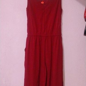 Maroon Colour Jumpsuit