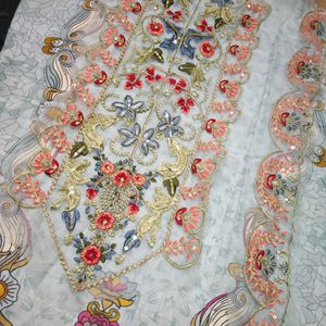 Pakistani Heavy Patch Work Dress Material