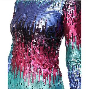 Multicolor Designer Rainbow Dress