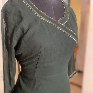 Dark Green Kurti