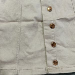 Button-up Mini Skirt