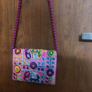 Magenta Sling Bag