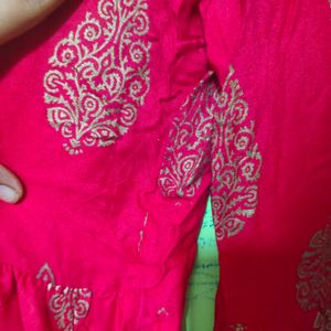 Jaipuri Kurti Sharara Set (No Duppata)