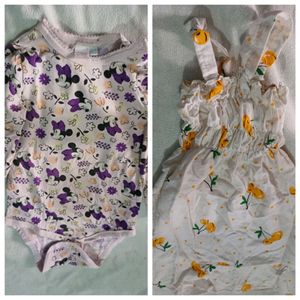 Disney Romper & Frock Combo Only Used Once