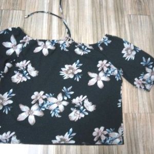 Branded Off Shoulder Top Size XL Comfortable Wear