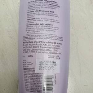 L'oreal Paris Hyaluronic Shampoo