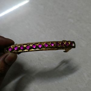 3 Handmade Kundan Hair Clips