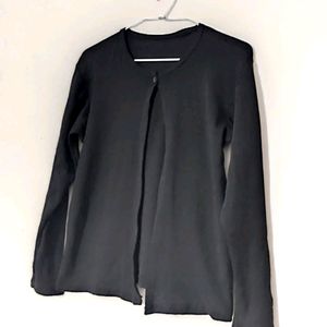 Black Open Front Jacket Shrug