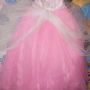 Pink Baby Girl Gown