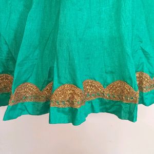 Semi-Heavy Unused Lehenga With Golden Border