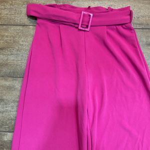 Unused Kotty High Waist Trousers Pink Waist30