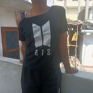 BTS Black Top For Girls