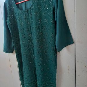 Dark Green Kurti