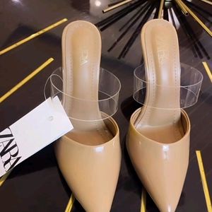 tan Zara Heels