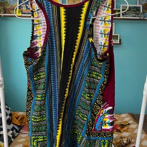 Nepali Print T Back tunic