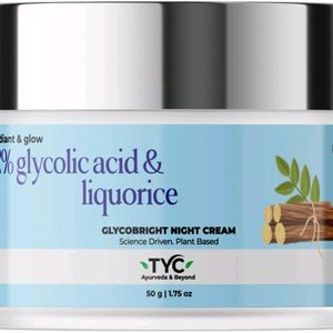 TYC Ayurvedic Glycobrright Night Cream 50gm