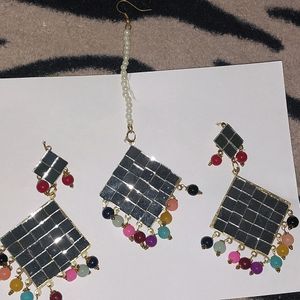 Earrings With Maangtika