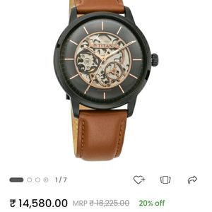 TITAN Skeleton Automatic Men's Watch