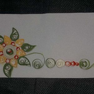 Quilling Flower Envelope