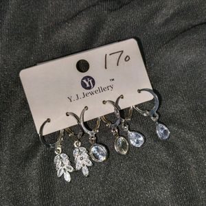 Korean Earrings Set of 3