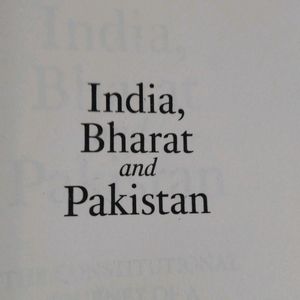 India Bharat and Pakistan English