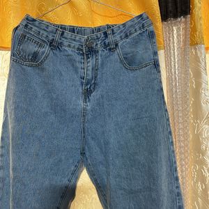 Jeans With Eastic Waist Band