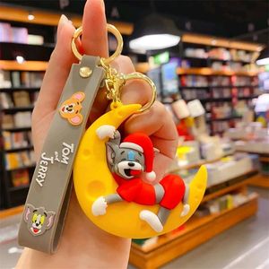 Sleeping Tom and Jerry 3D Keychain - 1 Piece