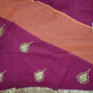 Cotton Saree With Blouse