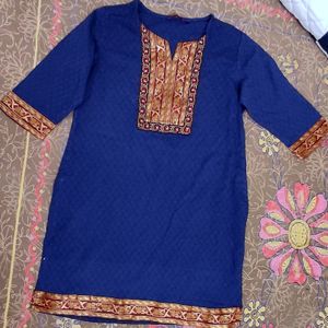 Dark Blue Kurta