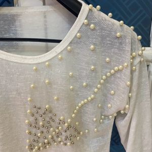 White Pearl Top