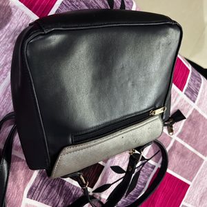 LAVIE Women Grey & Black Satchel - Mini