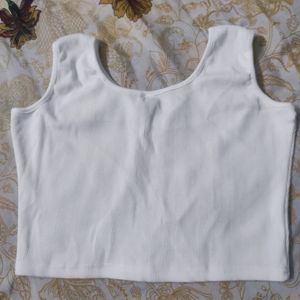 Women White Crop