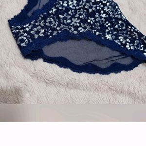 Victoria's Secret Blue Net Panty