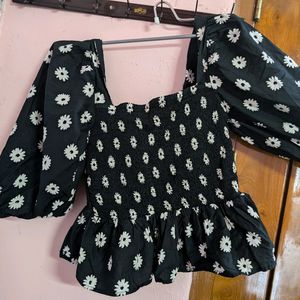 Floral Crop Top Size - S To M