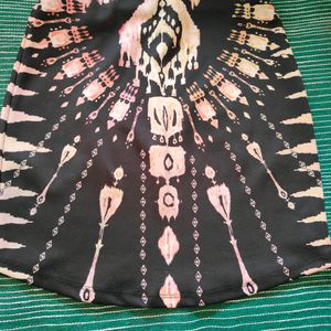 High Quality Branded Tribal Print Mini Skirt