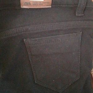 Stretchable Zara Black Jeans